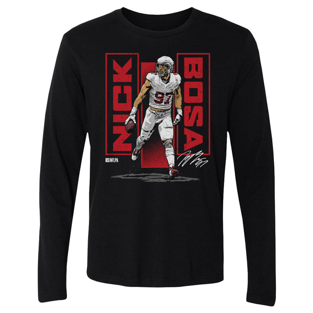 Nick Bosa Men's Long Sleeve T-Shirt | 500 LEVEL