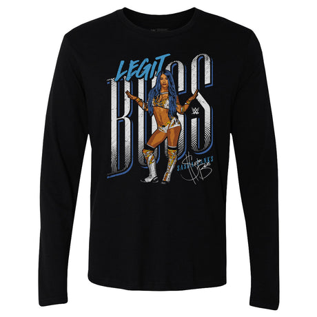 Sasha Banks Men's Long Sleeve T-Shirt | 500 LEVEL