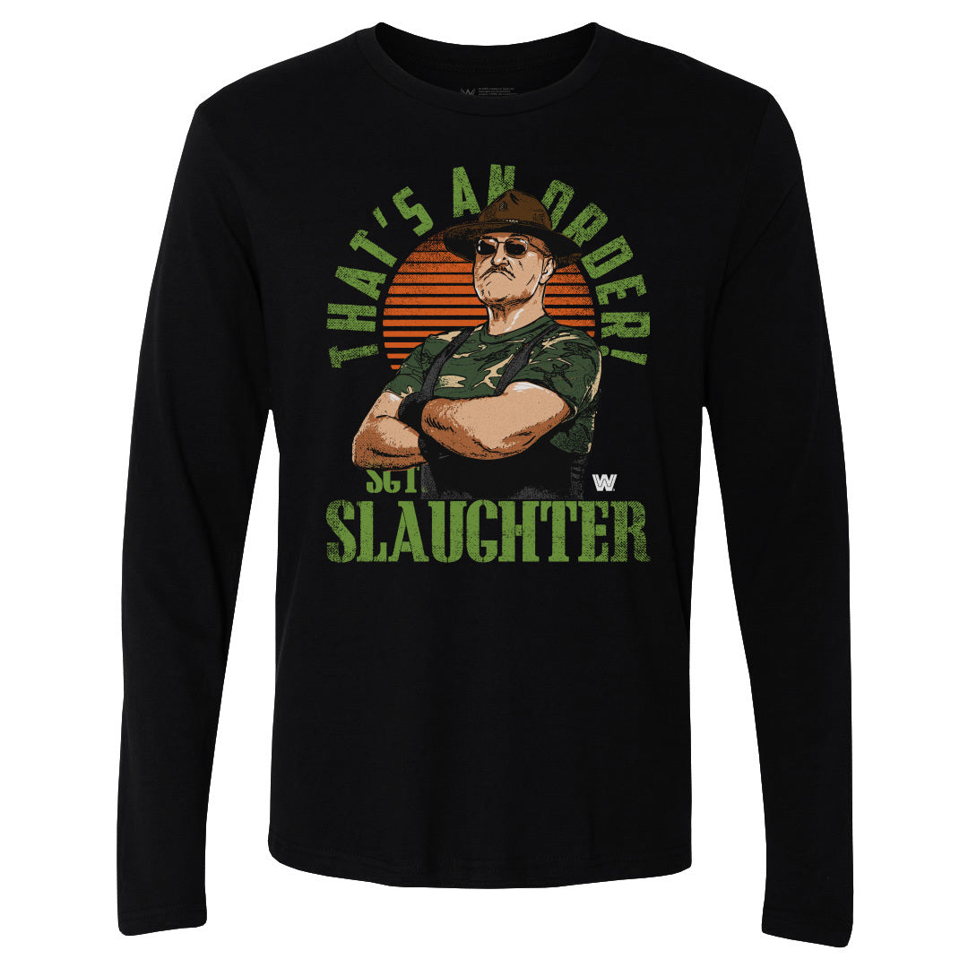 Sgt. Slaughter Men's Long Sleeve T-Shirt | 500 LEVEL
