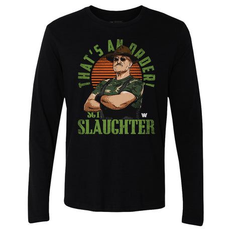 Sgt. Slaughter Men's Long Sleeve T-Shirt | 500 LEVEL