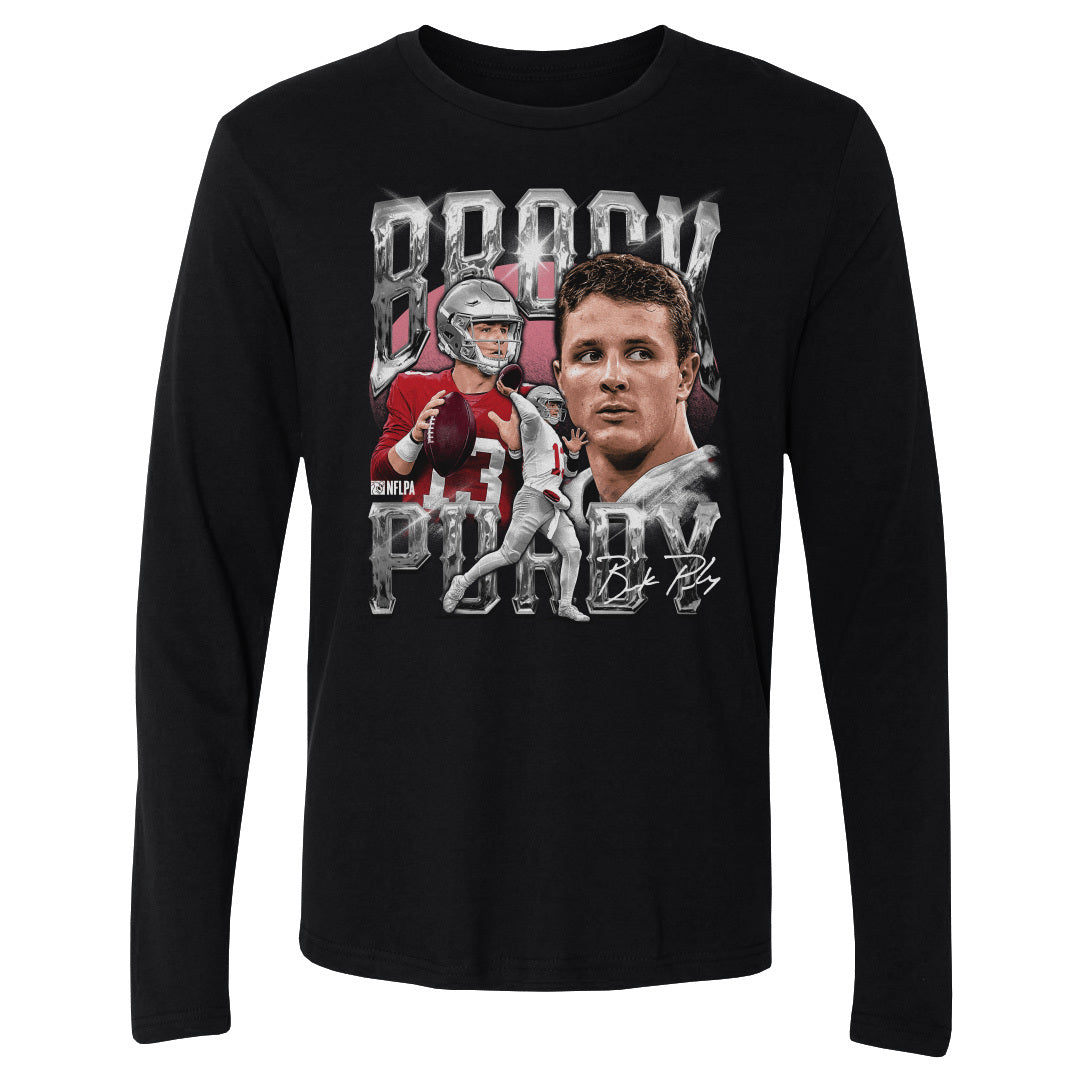 Brock Purdy Men's Long Sleeve T-Shirt | 500 LEVEL