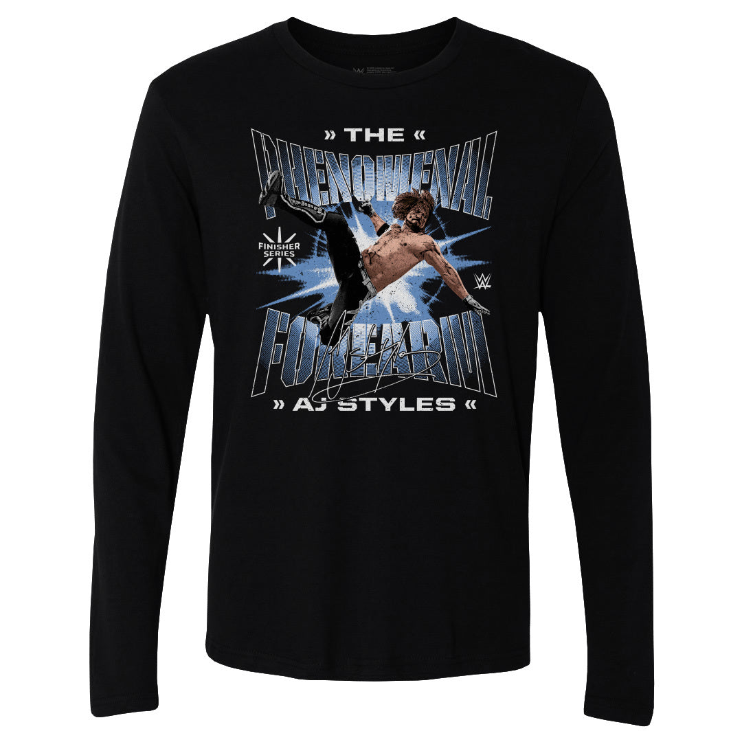 A.J. Styles Men's Long Sleeve T-Shirt | 500 LEVEL