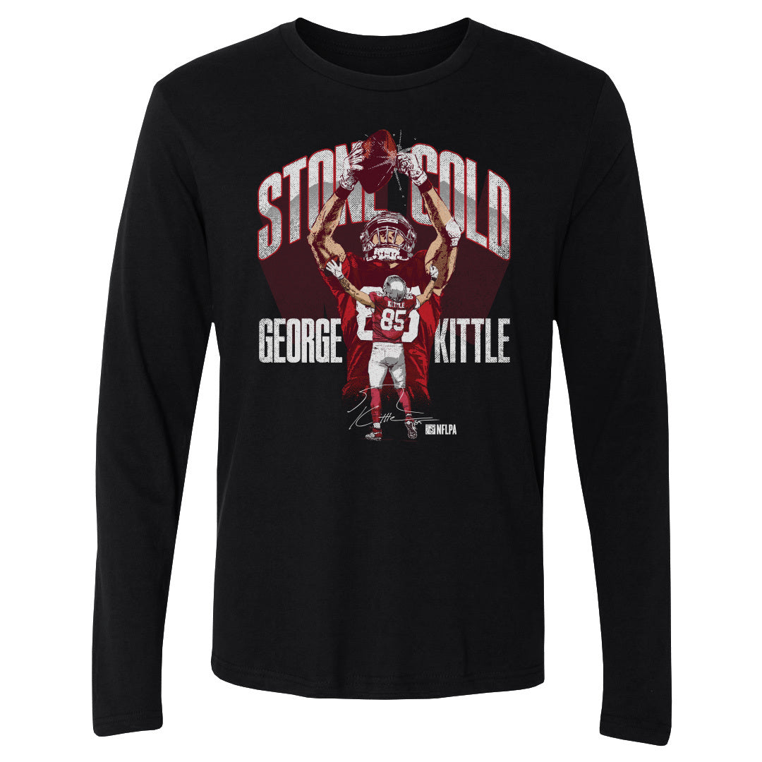 George Kittle Men&#39;s Long Sleeve T-Shirt | 500 LEVEL
