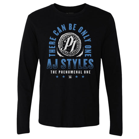A.J. Styles Men's Long Sleeve T-Shirt | 500 LEVEL
