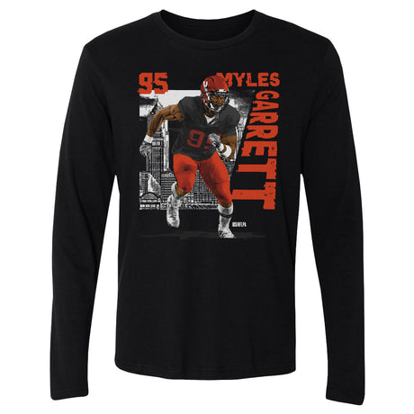 Myles Garrett Men's Long Sleeve T-Shirt | 500 LEVEL