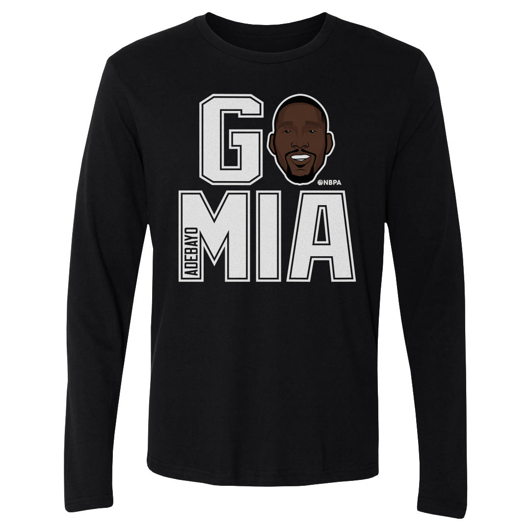 Bam Adebayo Men's Long Sleeve T-Shirt | 500 LEVEL
