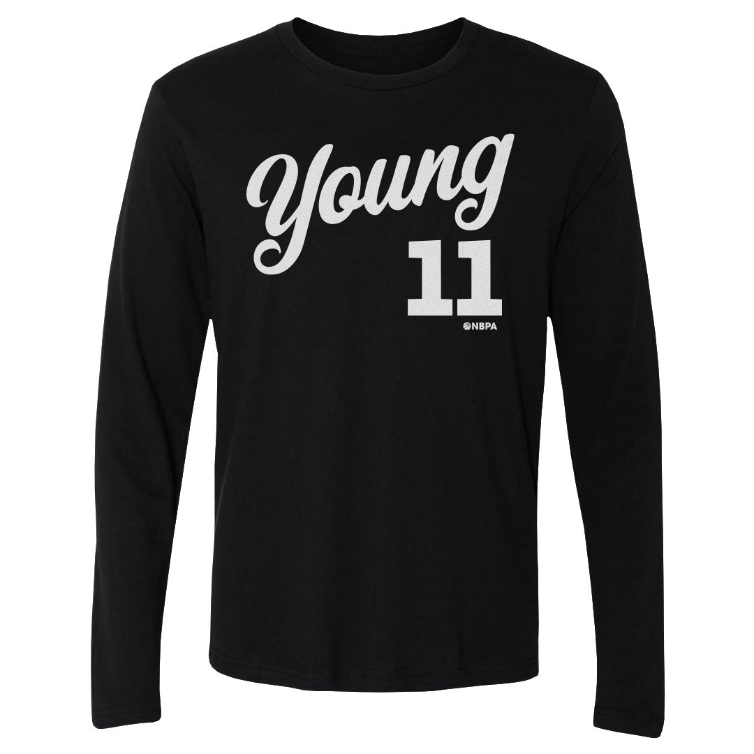 Trae Young Men's Long Sleeve T-Shirt | 500 LEVEL