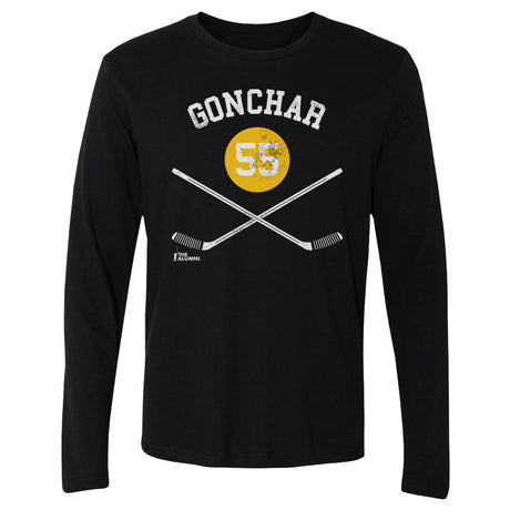 Sergei Gonchar Men's Long Sleeve T-Shirt | 500 LEVEL