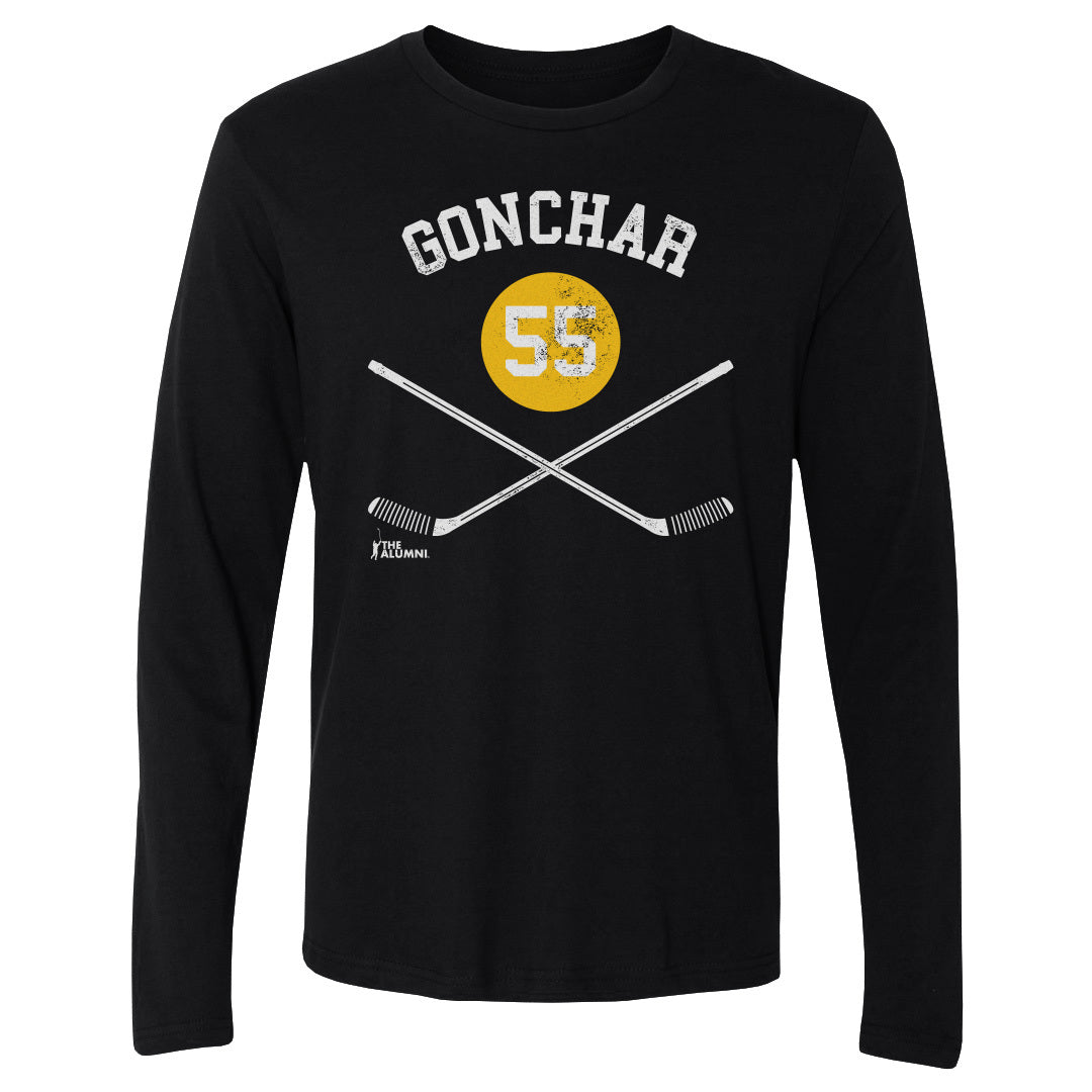 Sergei Gonchar Men&#39;s Long Sleeve T-Shirt | 500 LEVEL