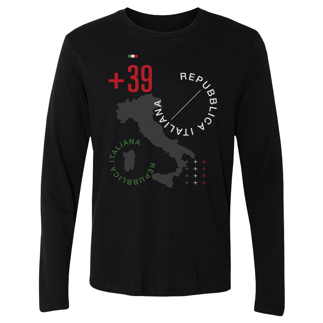 Italy Men&#39;s Long Sleeve T-Shirt | 500 LEVEL