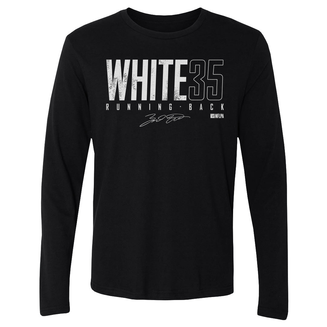 Zamir White Men&#39;s Long Sleeve T-Shirt | 500 LEVEL