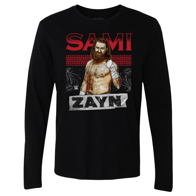 Sami Zayn Men's Long Sleeve T-Shirt | 500 LEVEL
