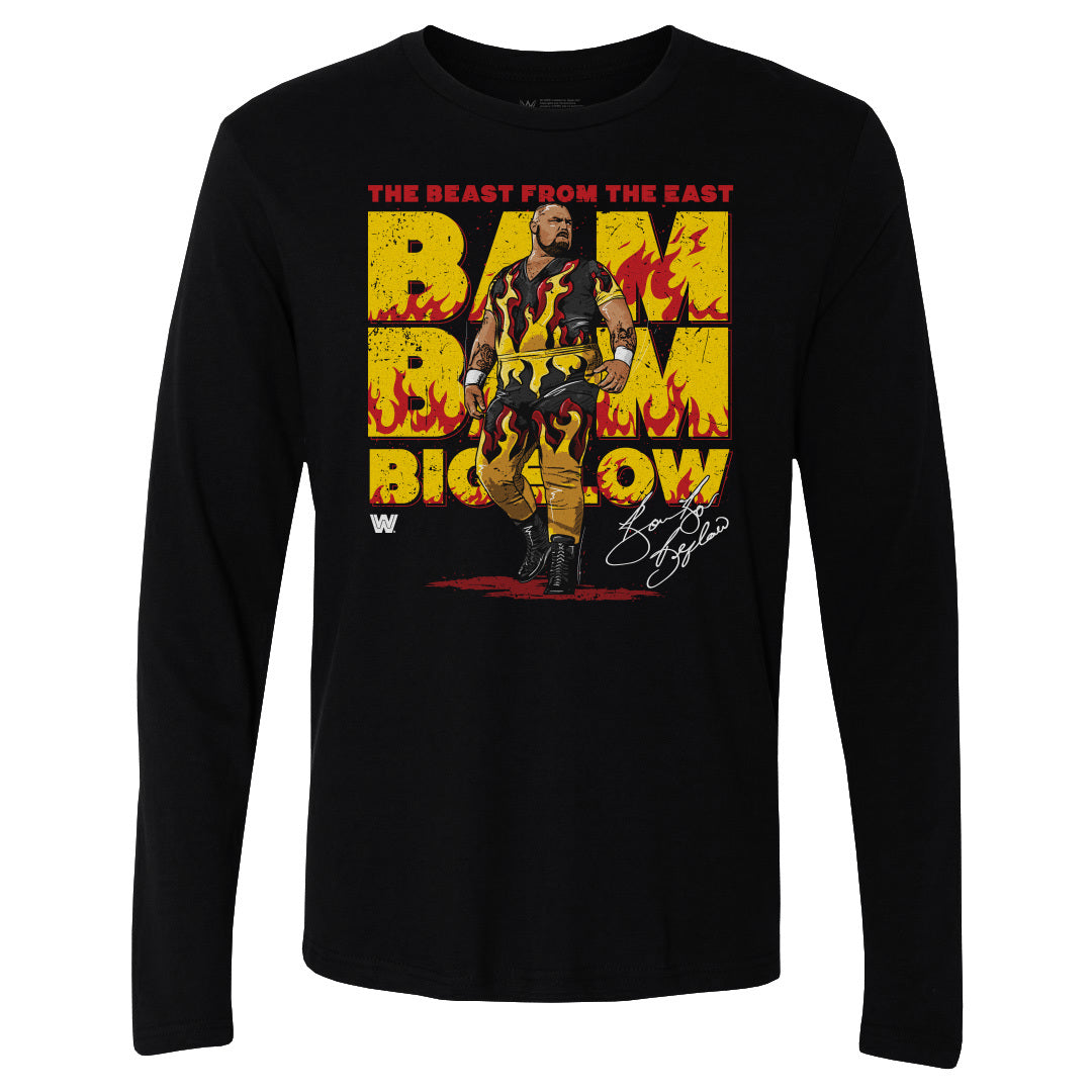 Bam Bam Bigelow Men&#39;s Long Sleeve T-Shirt | 500 LEVEL