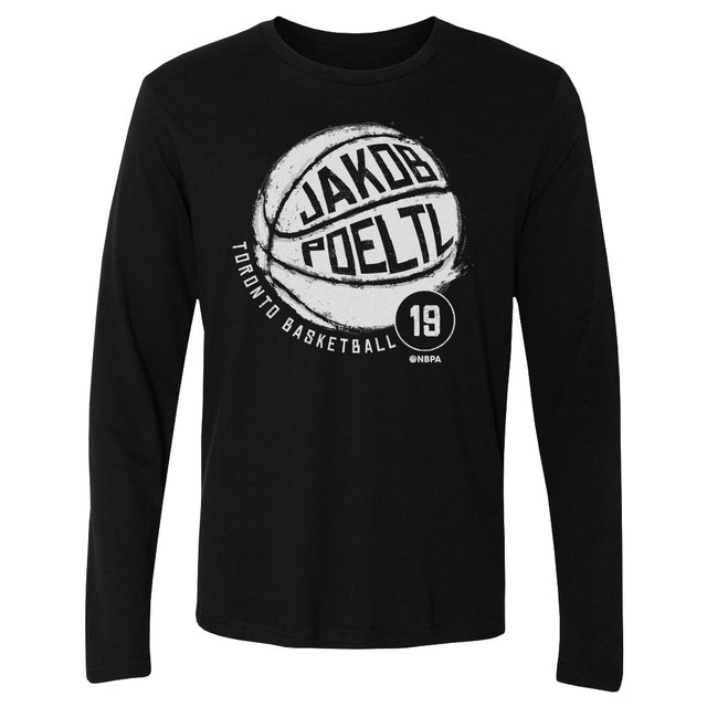Jakob Poeltl Men's Long Sleeve T-Shirt | 500 LEVEL