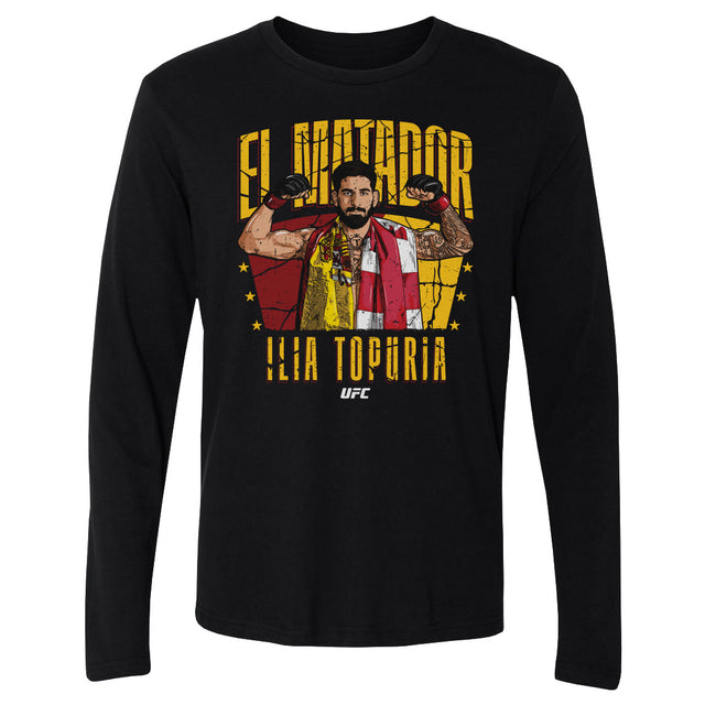 Ilia Topuria Men's Long Sleeve T-Shirt | 500 LEVEL