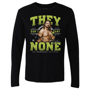 A.J. Styles Men's Long Sleeve T-Shirt | 500 LEVEL