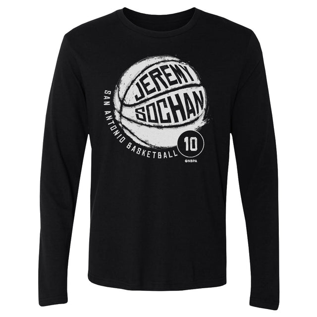 Jeremy Sochan Men's Long Sleeve T-Shirt | 500 LEVEL