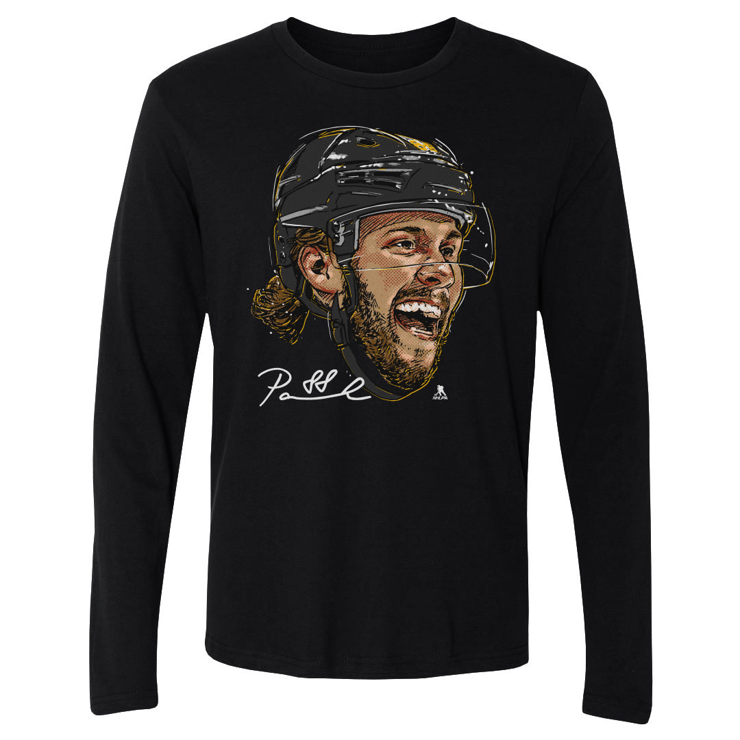 David Pastrnak Men's Long Sleeve T-Shirt | 500 LEVEL