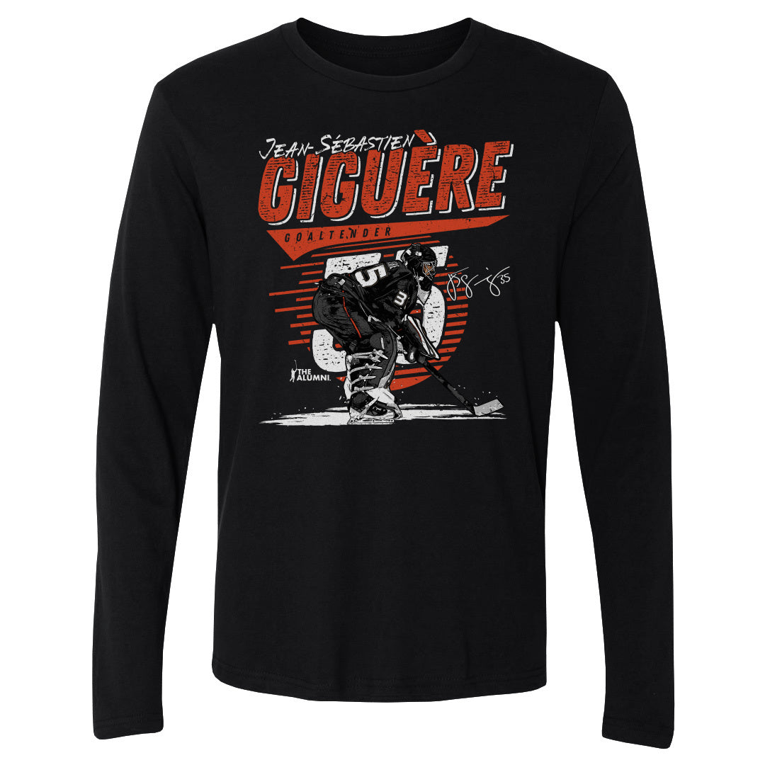 Jean-Sebastien Giguere Men&#39;s Long Sleeve T-Shirt | 500 LEVEL