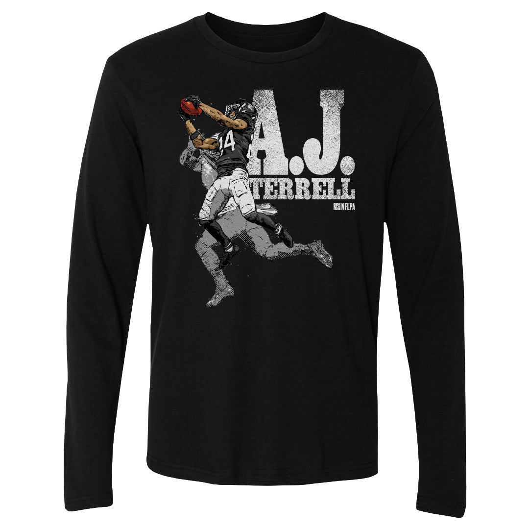 A.J. Terrell Men's Long Sleeve T-Shirt | 500 LEVEL