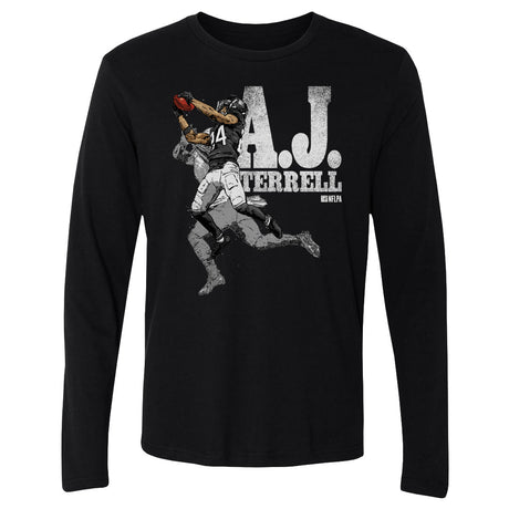 A.J. Terrell Men's Long Sleeve T-Shirt | 500 LEVEL