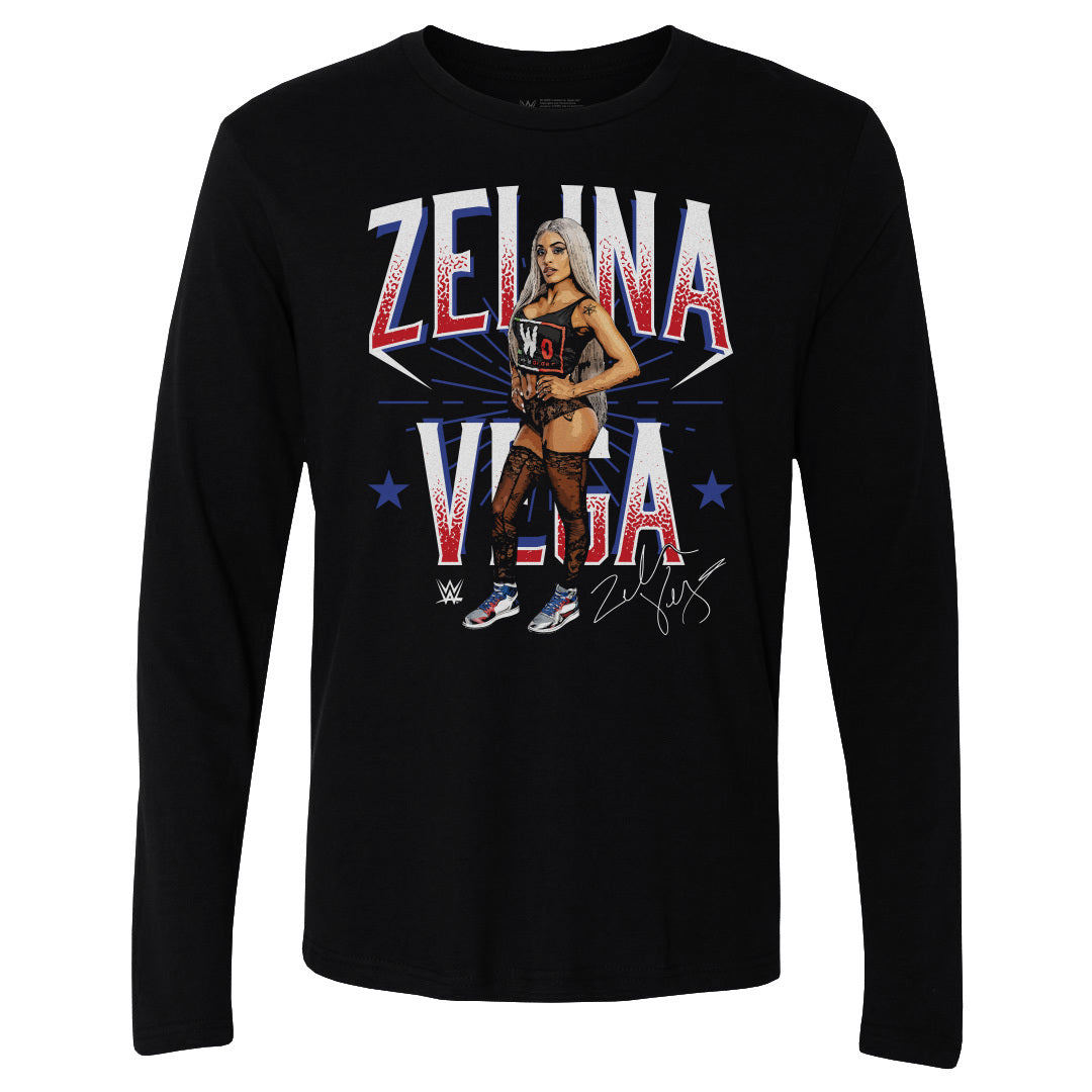 Zelina Vega LWO Men's Long Sleeve T-Shirt – 500 LEVEL