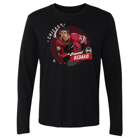 Connor Bedard Men's Long Sleeve T-Shirt | 500 LEVEL