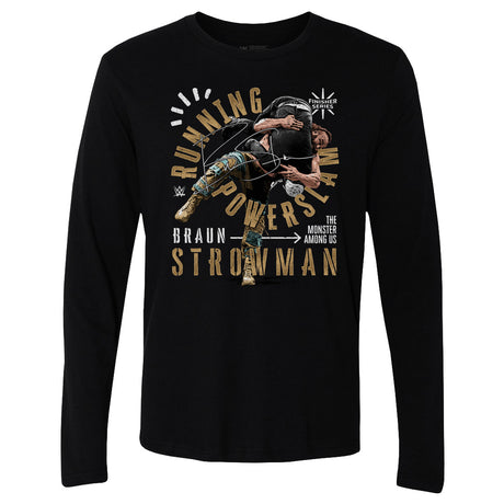 Braun Strowman Men's Long Sleeve T-Shirt | 500 LEVEL