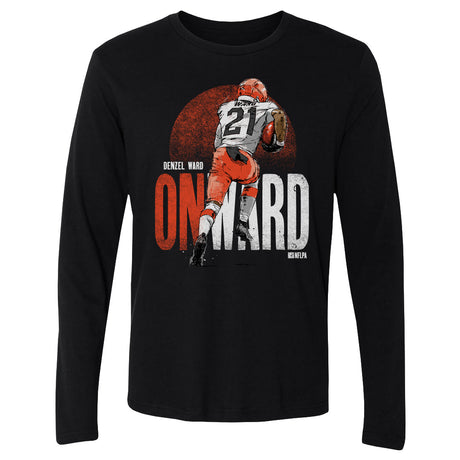Denzel Ward Men's Long Sleeve T-Shirt | 500 LEVEL