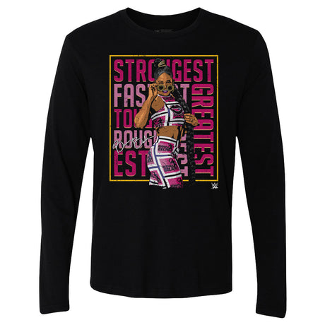 Bianca Belair Men's Long Sleeve T-Shirt | 500 LEVEL