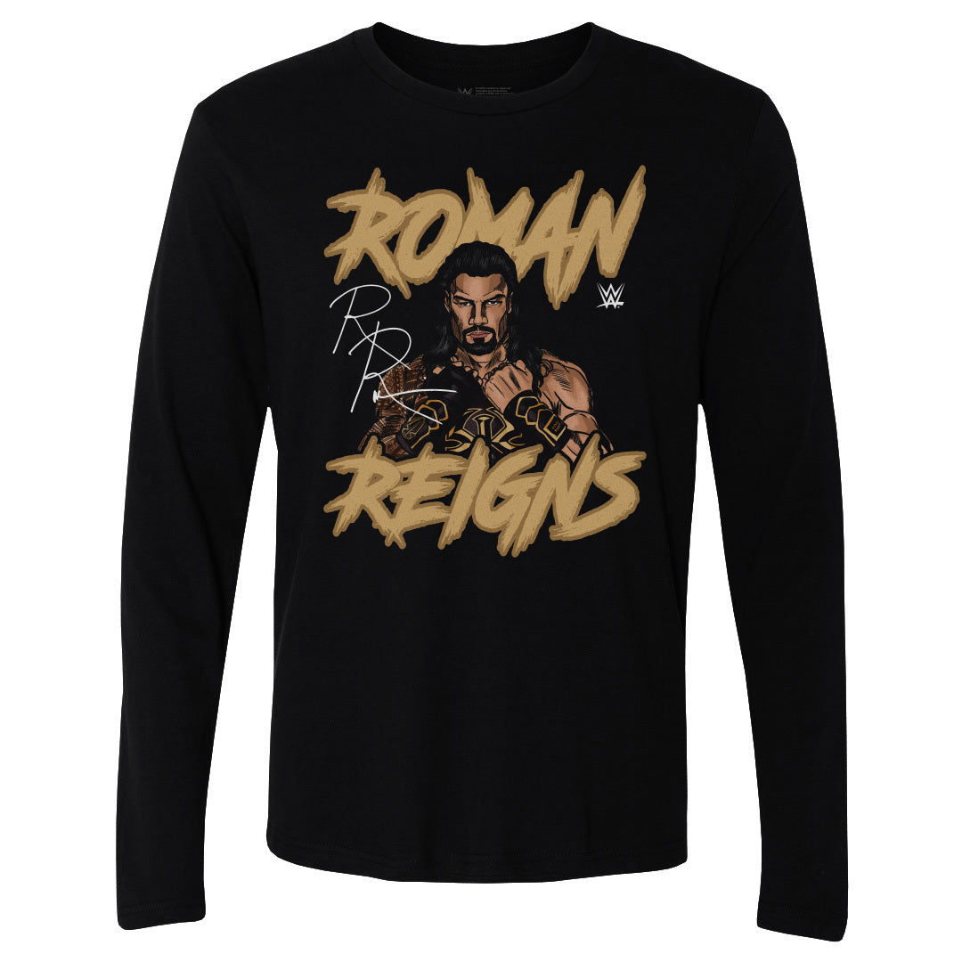 Roman Reigns Men's Long Sleeve T-Shirt | 500 LEVEL