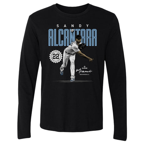 Sandy Alcantara Men's Long Sleeve T-Shirt | 500 LEVEL