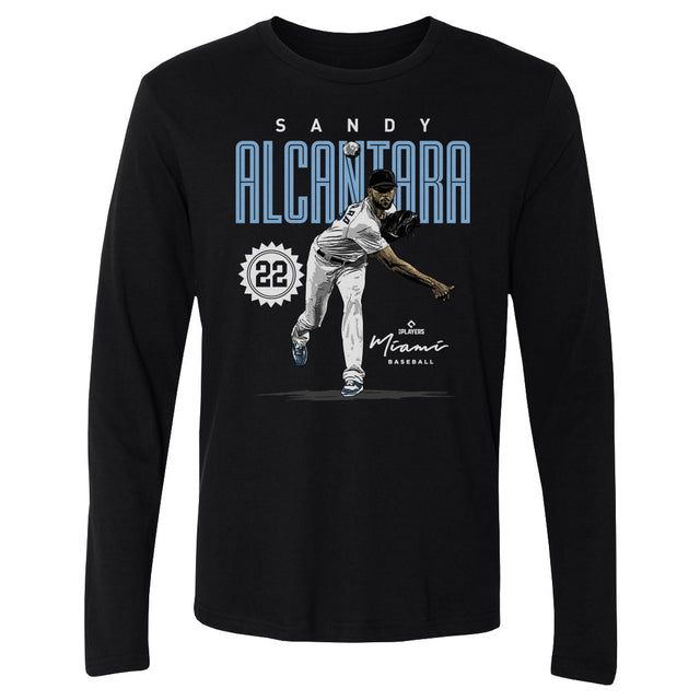 Sandy Alcantara Men's Long Sleeve T-Shirt | 500 LEVEL