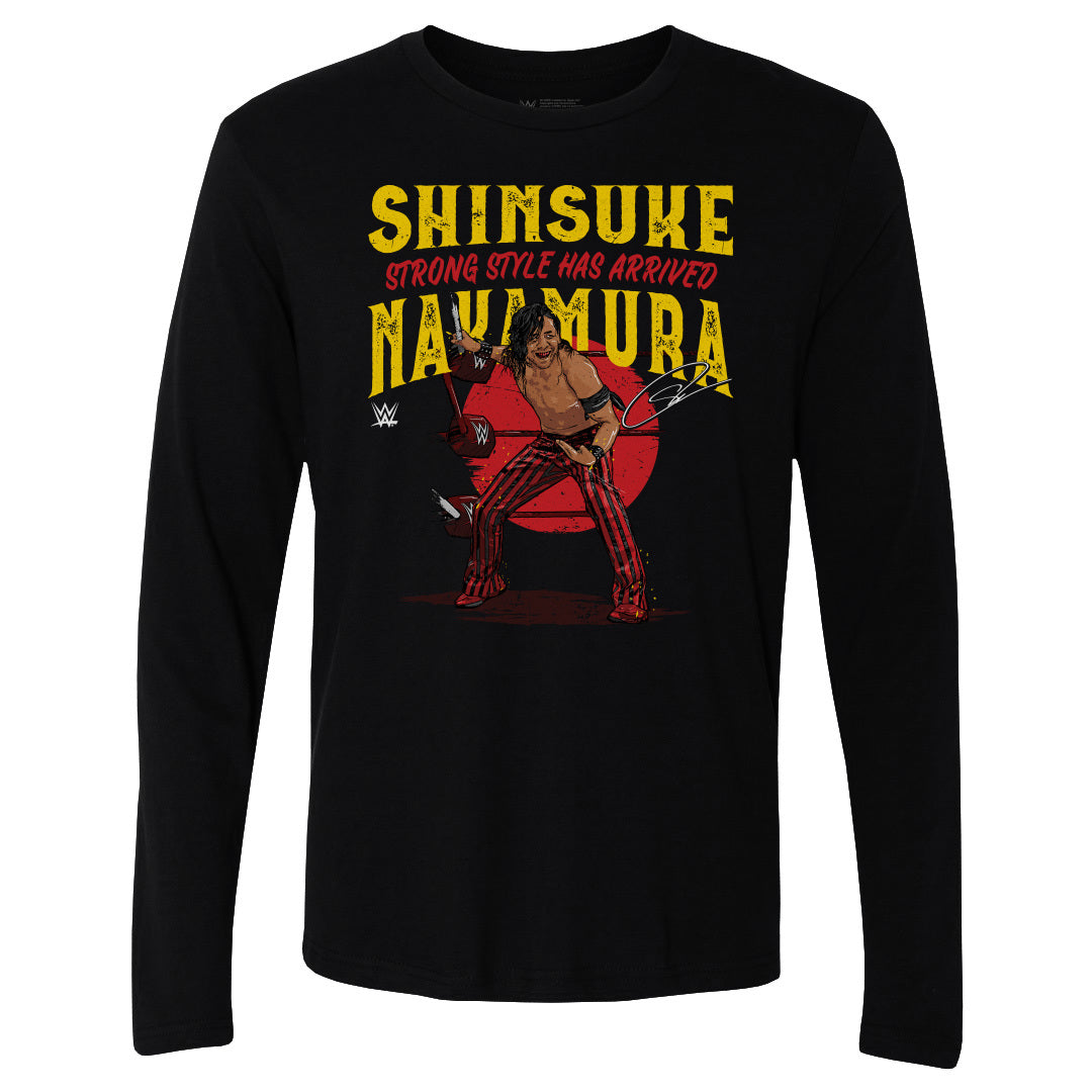 Shinsuke Nakamura Men&#39;s Long Sleeve T-Shirt | 500 LEVEL