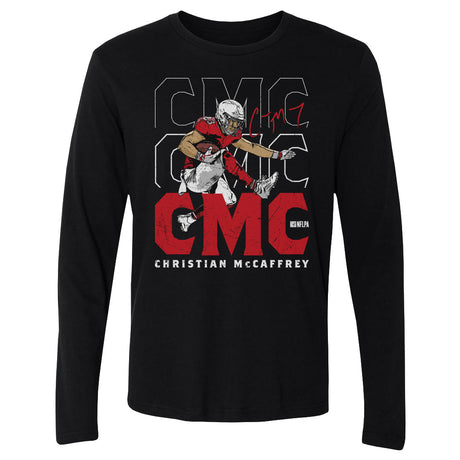 Christian McCaffrey Men's Long Sleeve T-Shirt | 500 LEVEL
