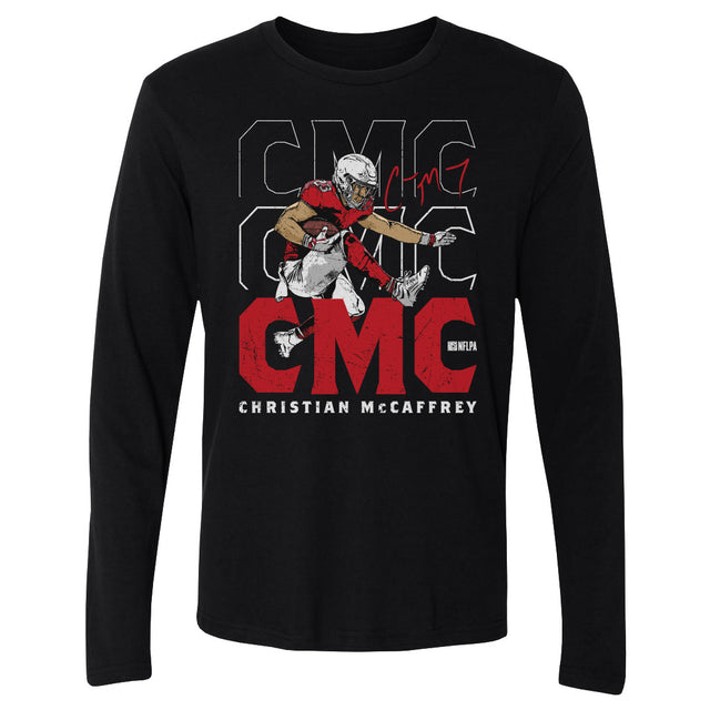 Christian McCaffrey Men's Long Sleeve T-Shirt | 500 LEVEL