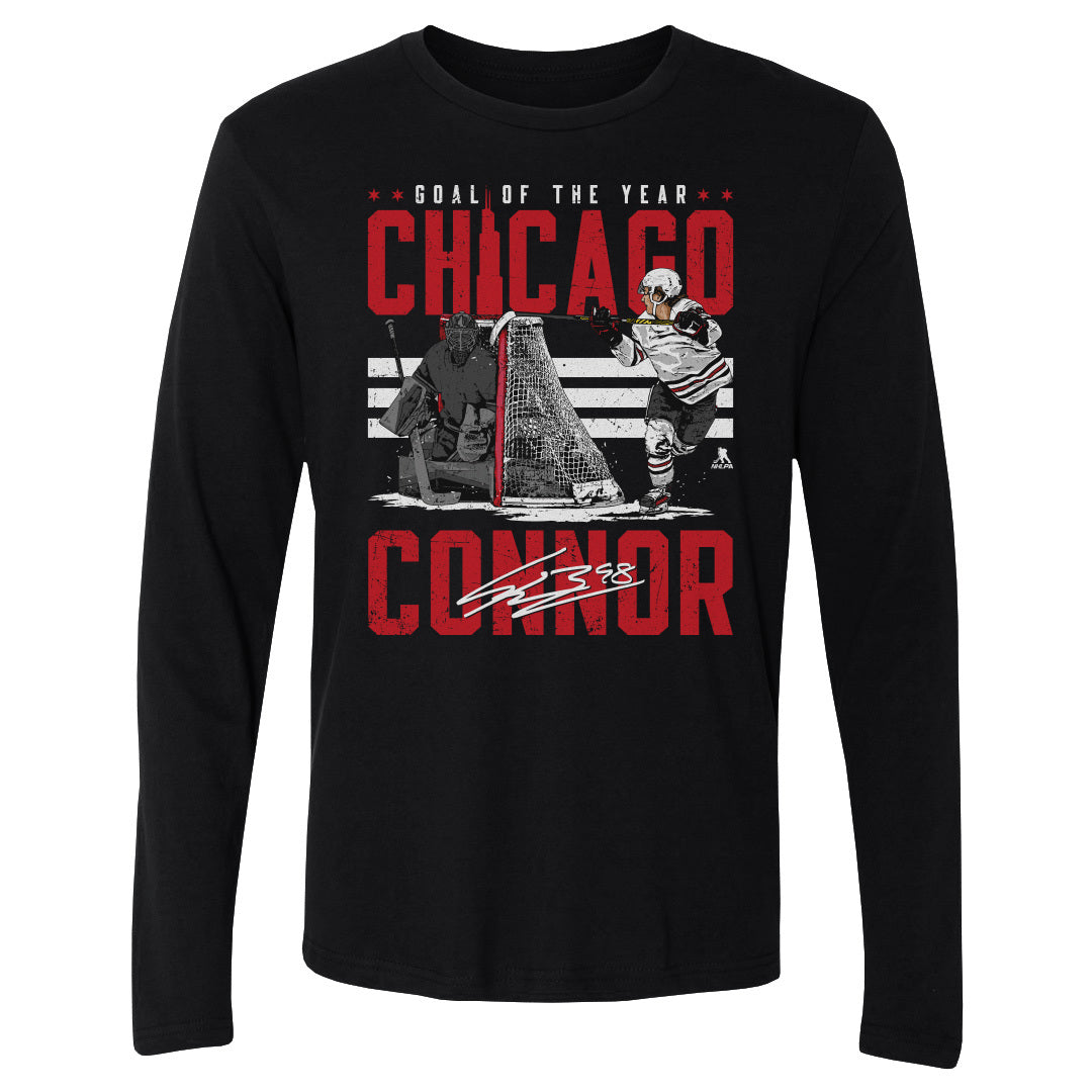 Connor Bedard Men's Long Sleeve T-Shirt | 500 LEVEL