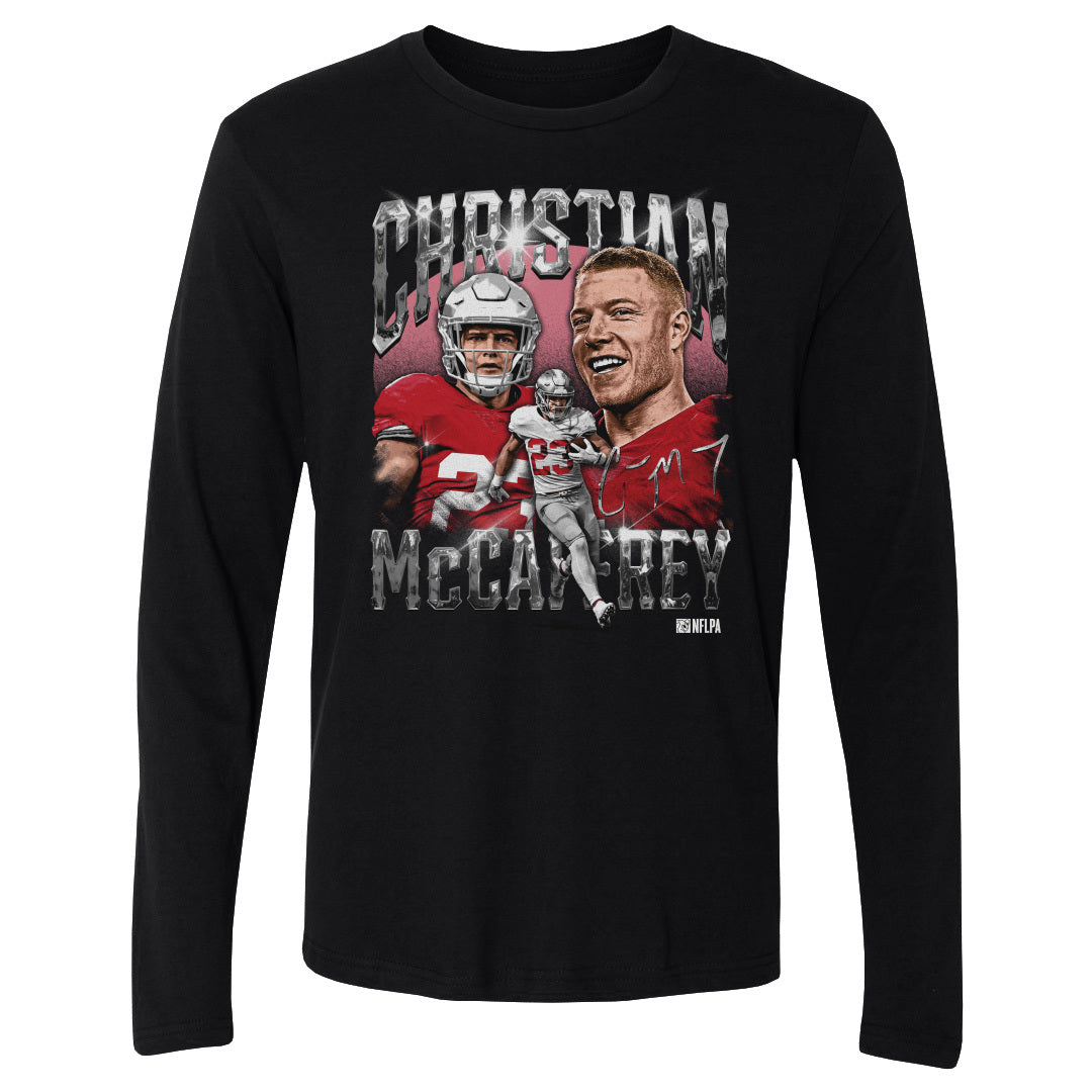 Christian McCaffrey Men's Long Sleeve T-Shirt | 500 LEVEL