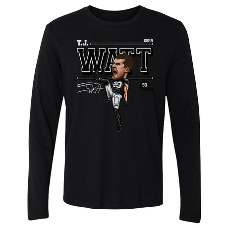 T.J. Watt Men's Long Sleeve T-Shirt | 500 LEVEL