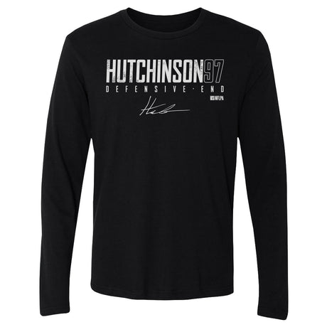 Aidan Hutchinson Men's Long Sleeve T-Shirt | 500 LEVEL