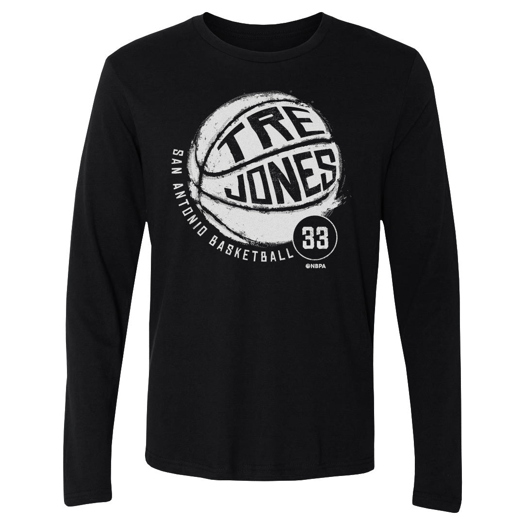 Tre Jones Men&#39;s Long Sleeve T-Shirt | 500 LEVEL