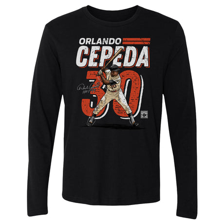 Orlando Cepeda Men's Long Sleeve T-Shirt | 500 LEVEL