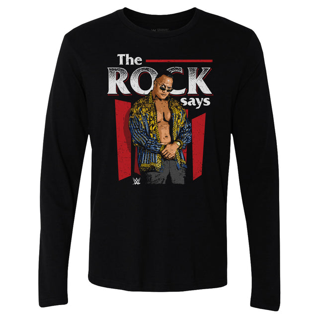 The Rock Men's Long Sleeve T-Shirt | 500 LEVEL