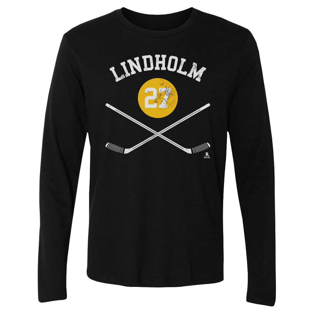Hampus Lindholm Men&#39;s Long Sleeve T-Shirt | 500 LEVEL