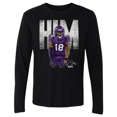 Justin Jefferson Men's Long Sleeve T-Shirt | 500 LEVEL