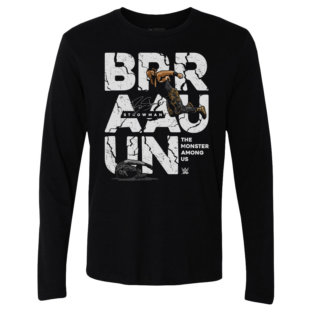 Braun Strowman Men&#39;s Long Sleeve T-Shirt | 500 LEVEL
