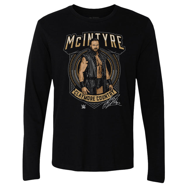Drew McIntyre Men's Long Sleeve T-Shirt | 500 LEVEL