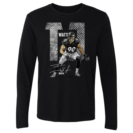 T.J. Watt Men's Long Sleeve T-Shirt | 500 LEVEL