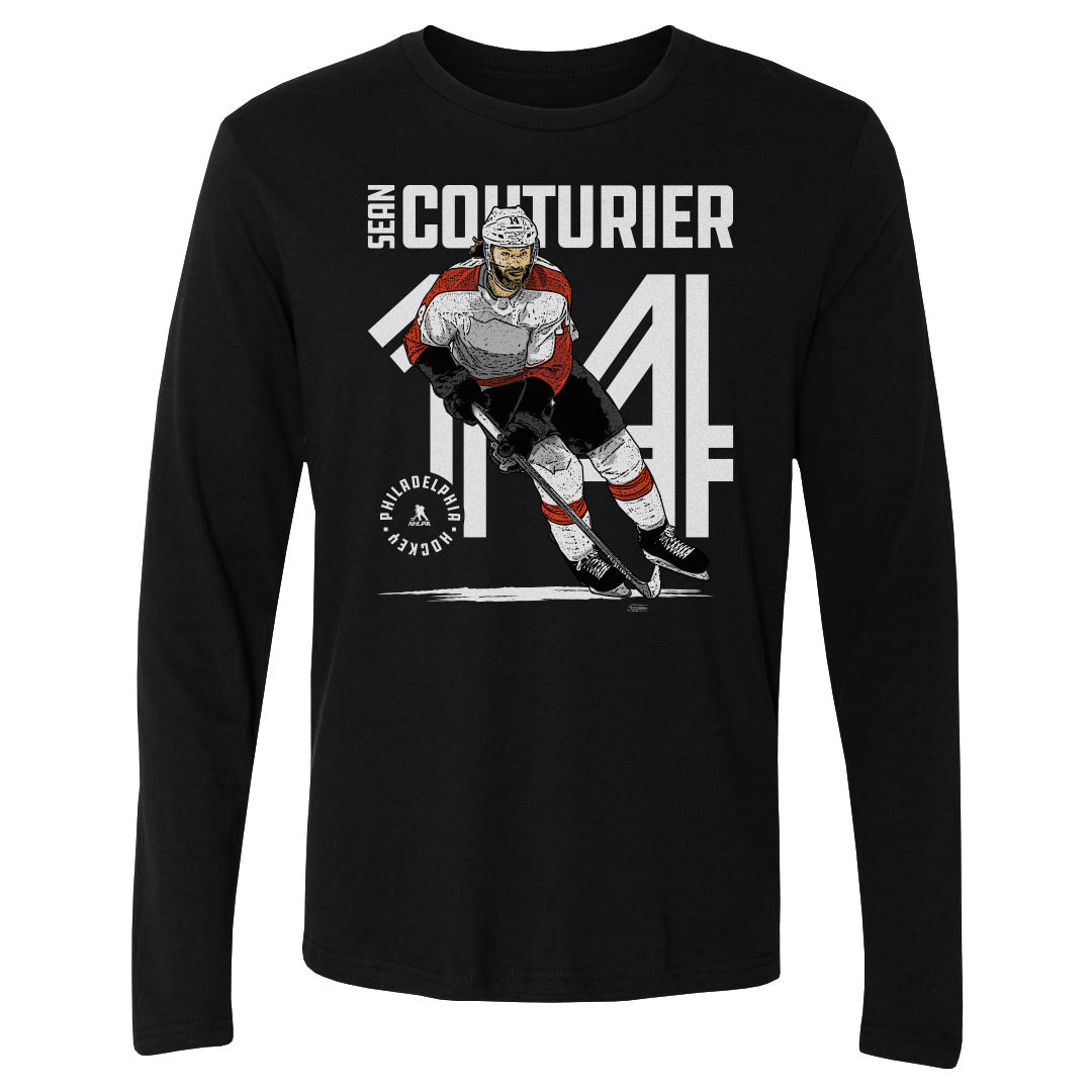 Sean Couturier Men&#39;s Long Sleeve T-Shirt | 500 LEVEL