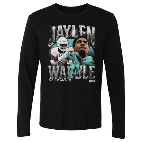 Jaylen Waddle Men's Long Sleeve T-Shirt | 500 LEVEL